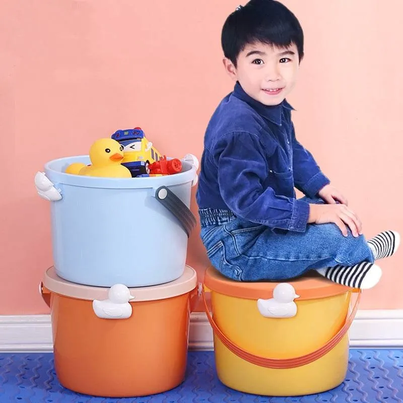 Children's Toy Storage Box Portable Cartoon Snack Basket