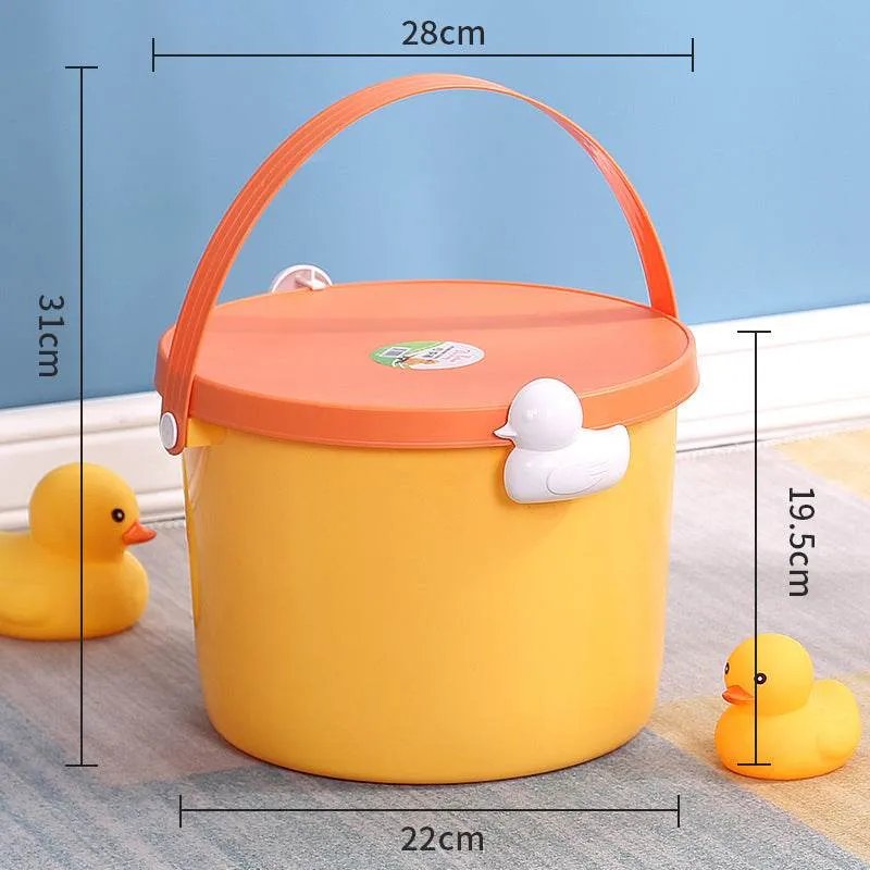 Children's Toy Storage Box Portable Cartoon Snack Basket