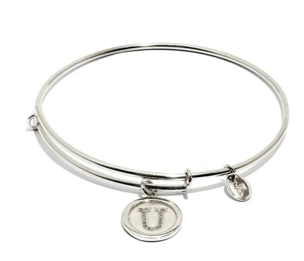 Chrysalis Silver Initial Bracelet