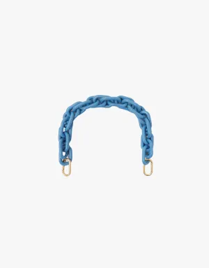 Clare V. Shortie Strap in Light Blue Resin