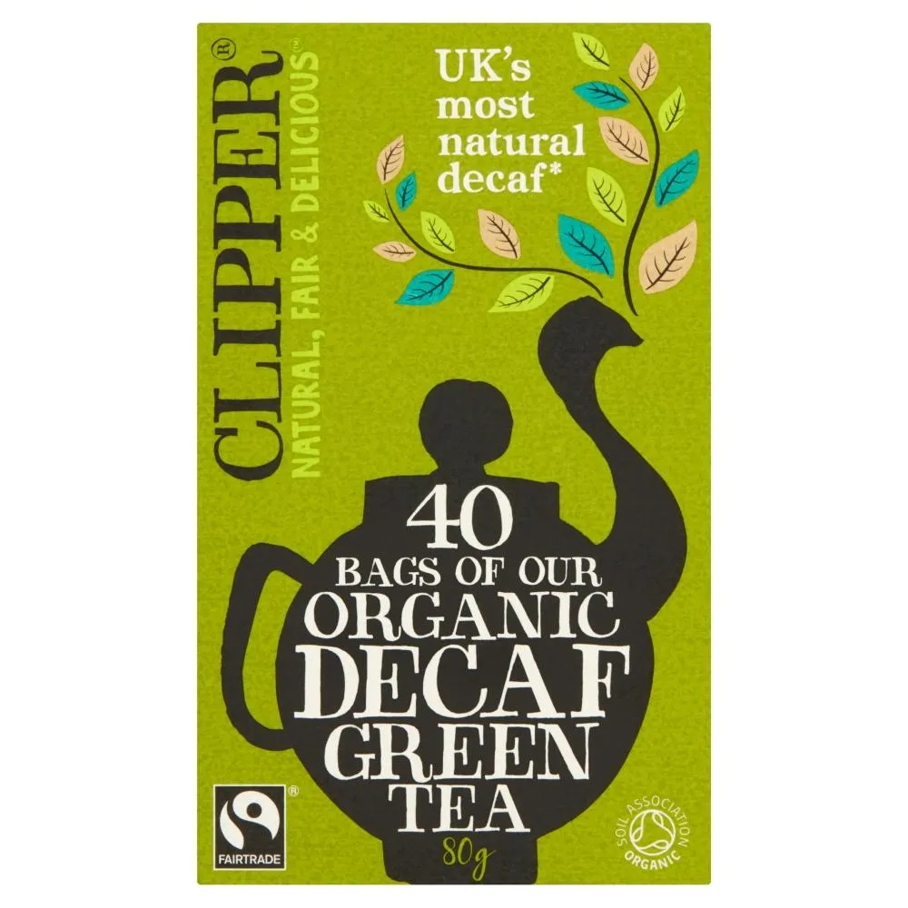 Clipper Fair Trade Green Tea Decaf (40 bags)