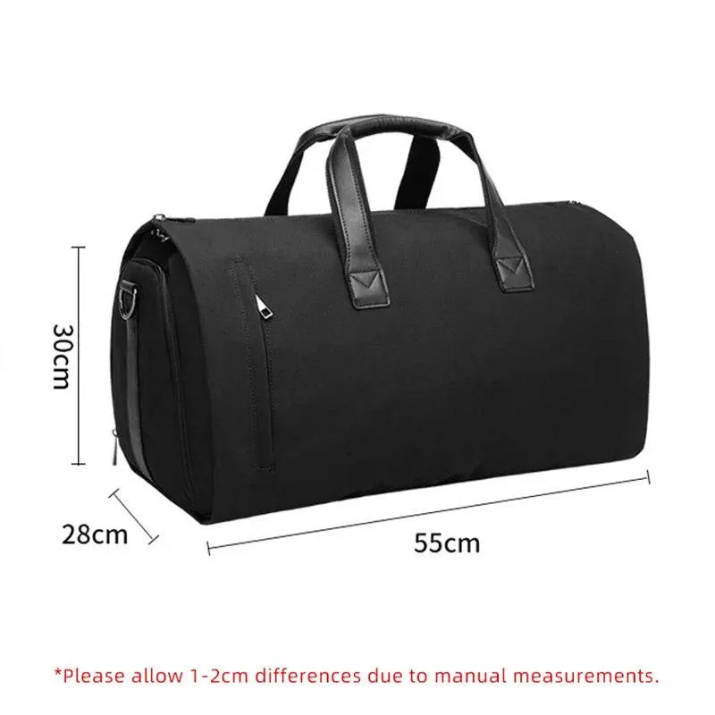 Convertible Garment Gym Bags for Men Fitness Camping Hiking Travel Large Capacity Duffel Bag with Shoe Pouch Carry On Tote XM130