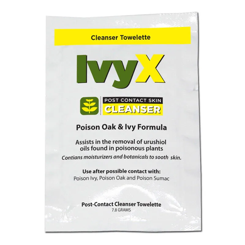 Coretex Ivy X Post-Contact Cleanser Towelette 15ct Travel Bag (case)