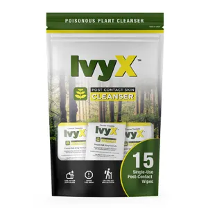 Coretex Ivy X Post-Contact Cleanser Towelette 15ct Travel Bag (case)