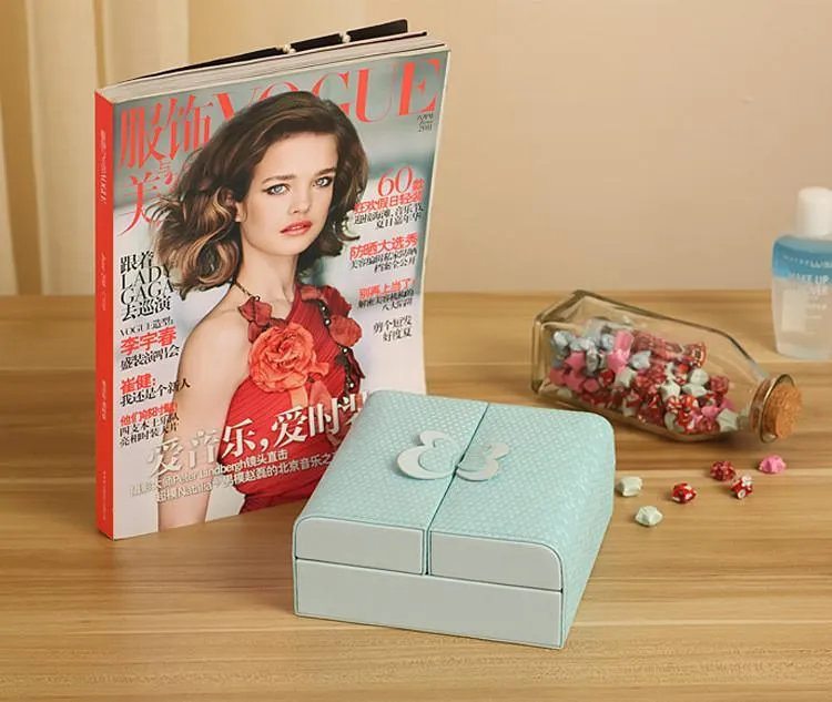 Creative bow Jewelry storage Box