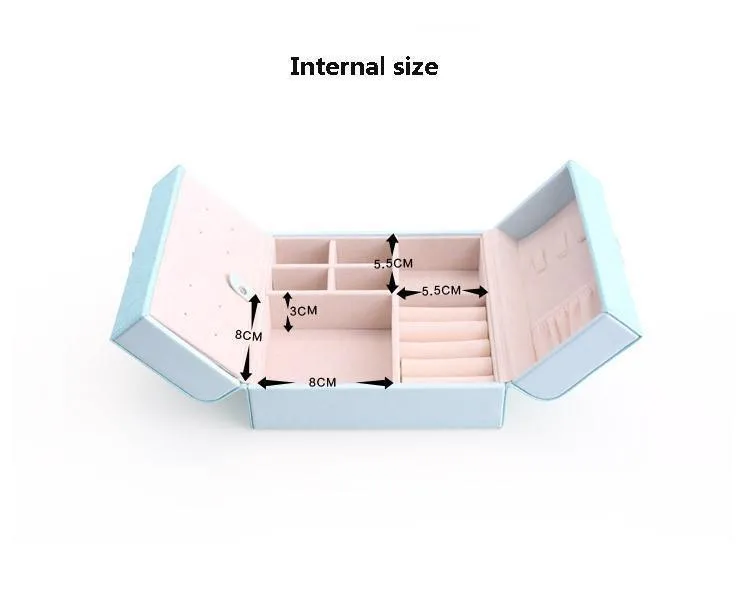 Creative bow Jewelry storage Box
