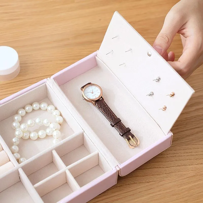 Creative bow Jewelry storage Box