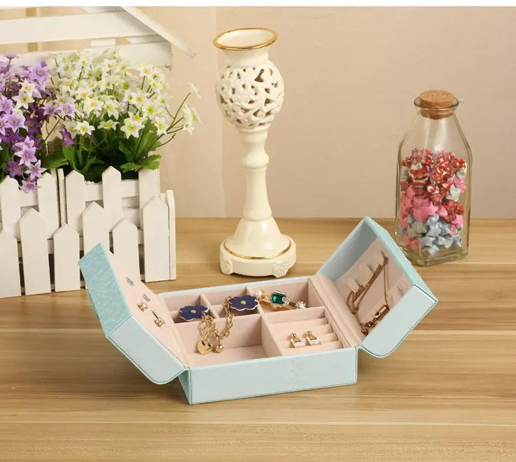 Creative bow Jewelry storage Box