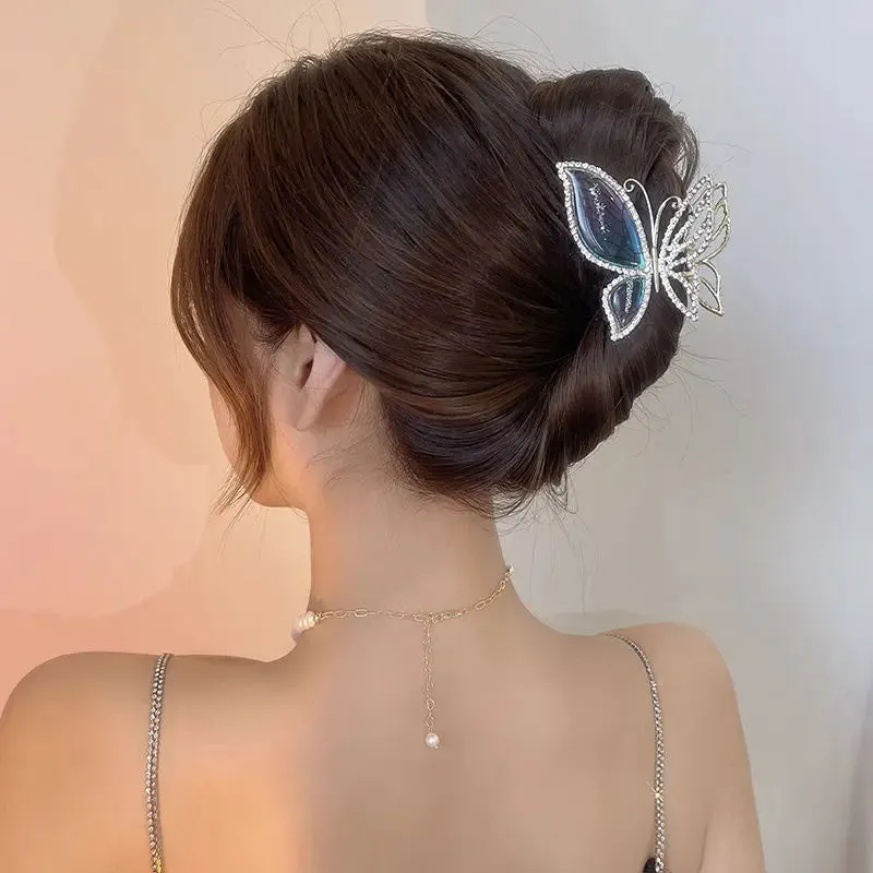 Crystal Butterfly Hair Clip