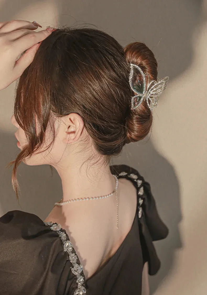 Crystal Butterfly Hair Clip