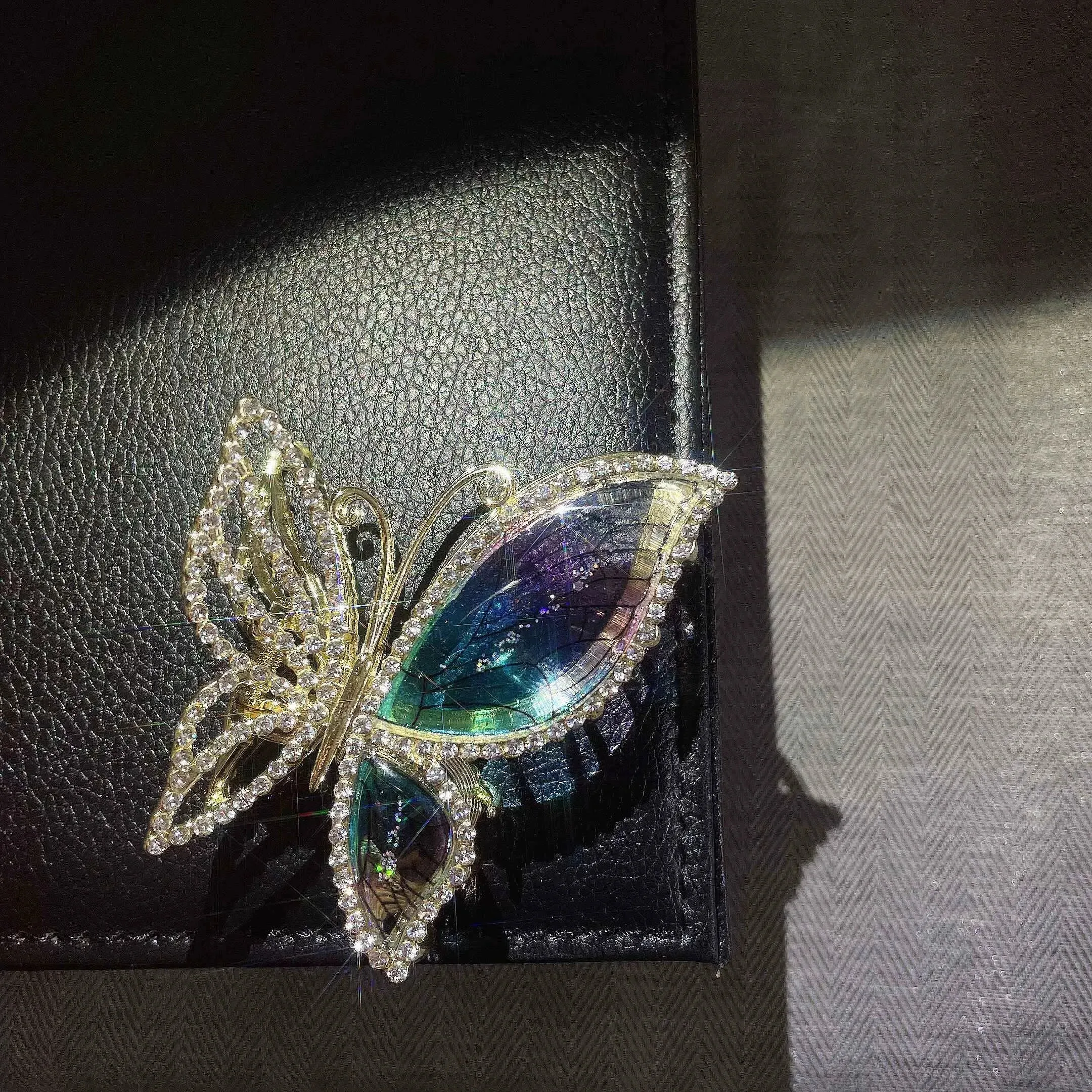 Crystal Butterfly Hair Clip
