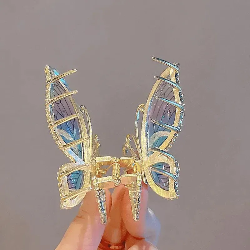 Crystal Butterfly Hair Clip
