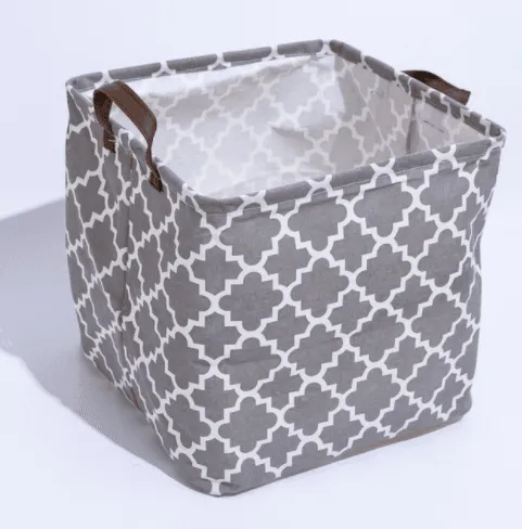 Cube Storage Box Canvas Fabric  Basket Toy Organiz