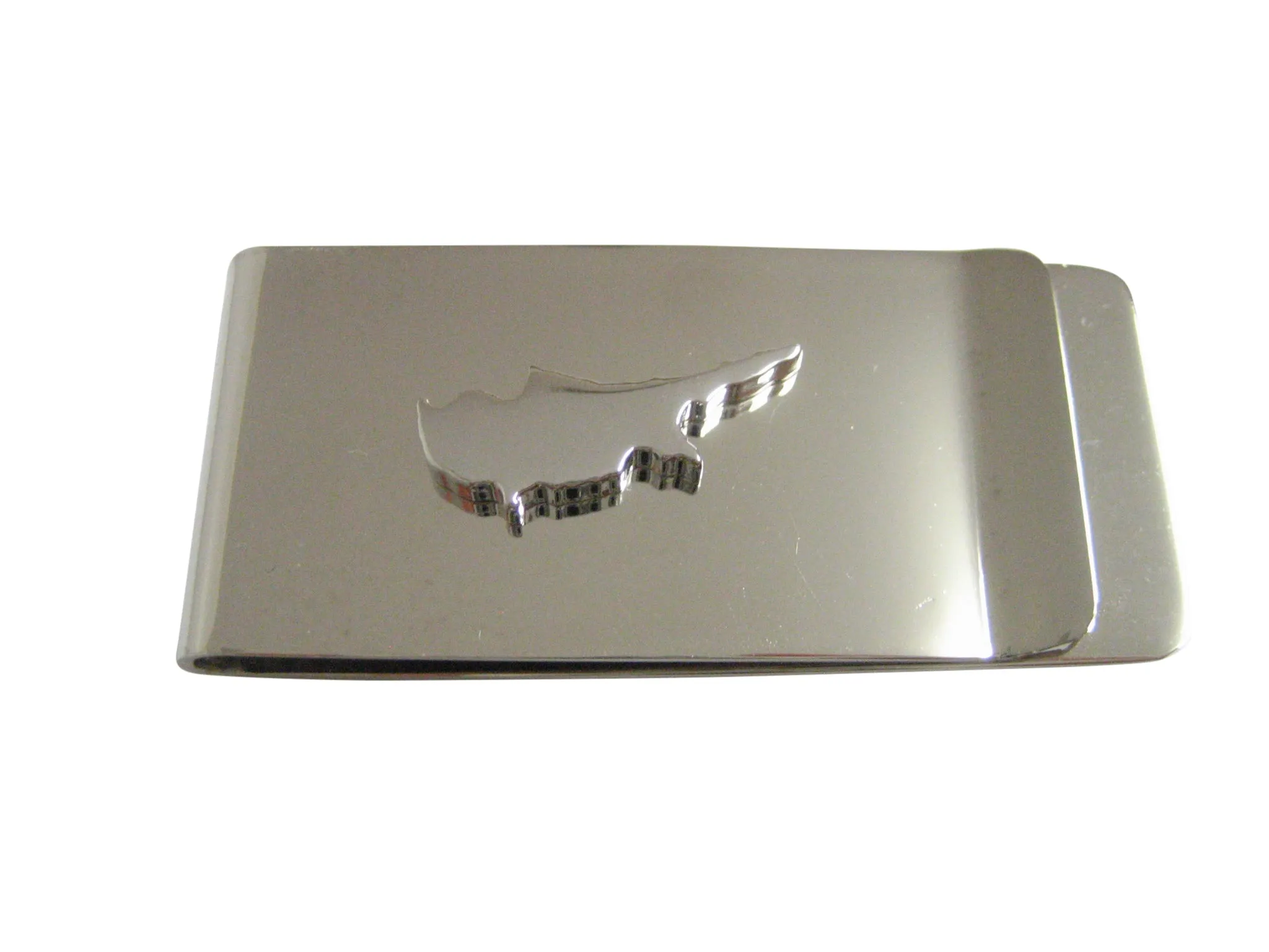 Cyprus Map Shape Money Clip