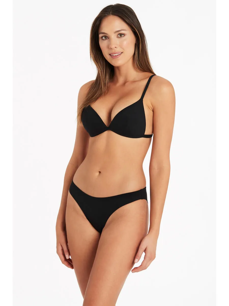 Dark Romance Triangle Bra in Black