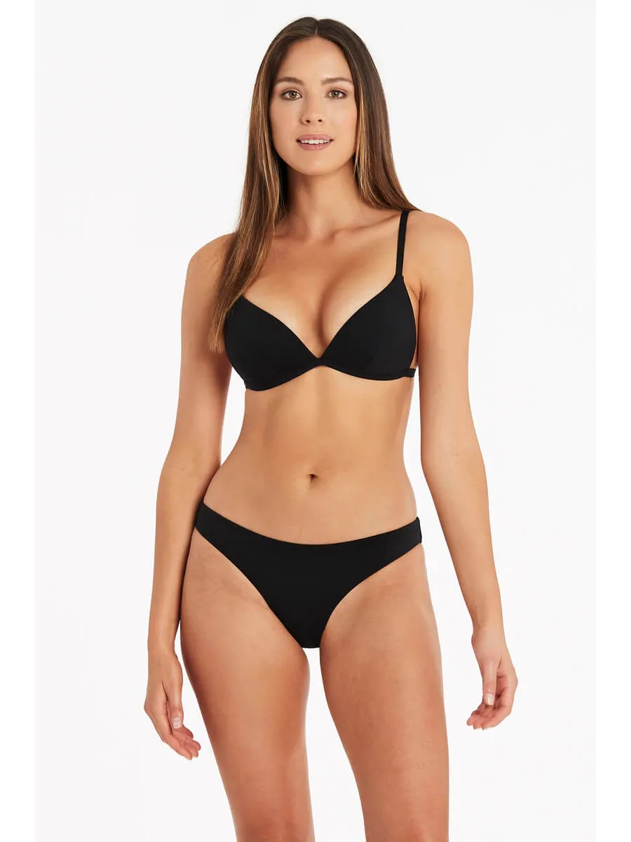 Dark Romance Triangle Bra in Black