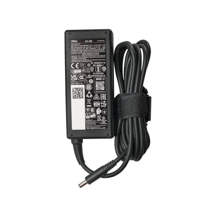 Dell 65W 4.5mm Barrel Notebook Charger with Power Cord 450-AECN