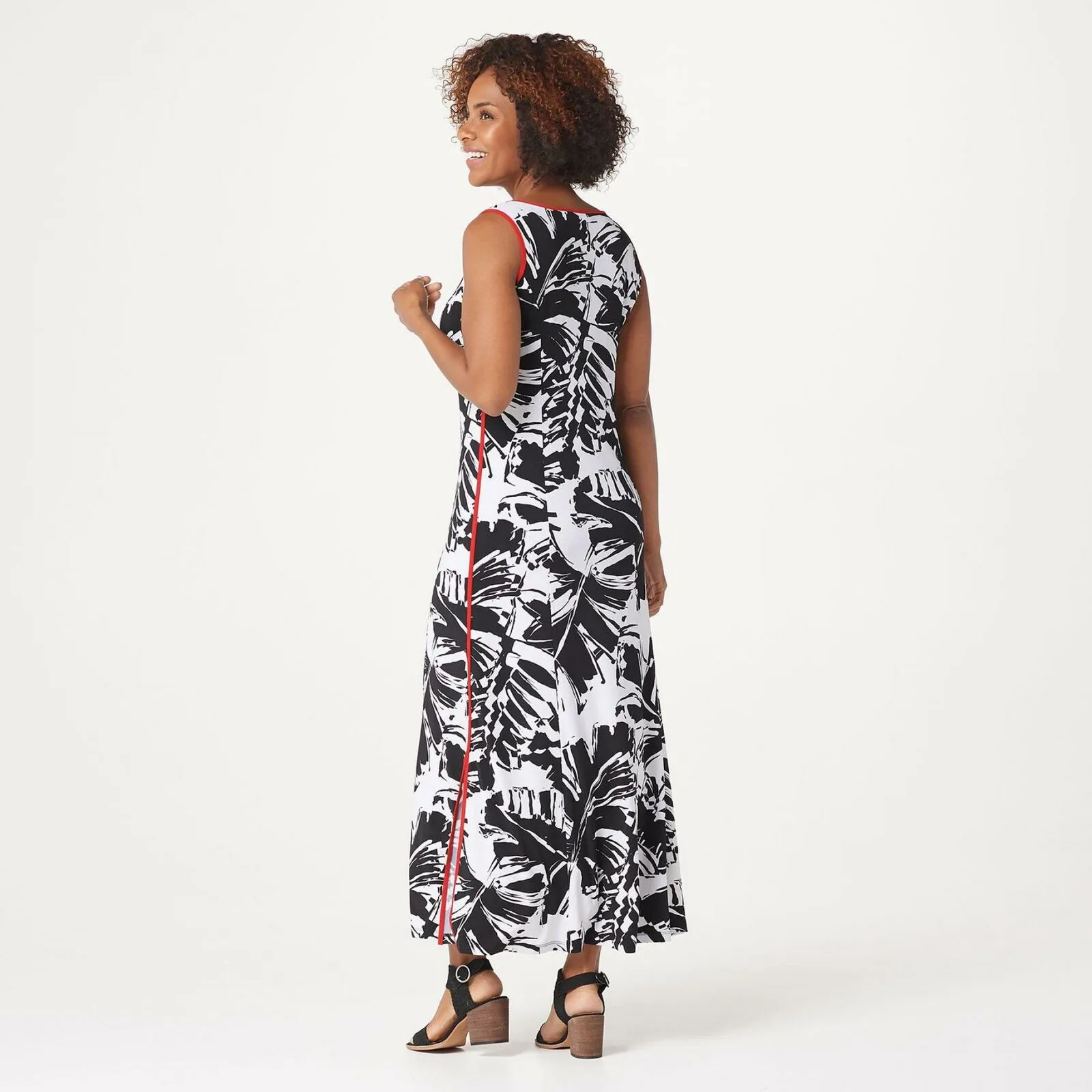 Dennis Basso Women's Sleeveless Knit Maxi Dress