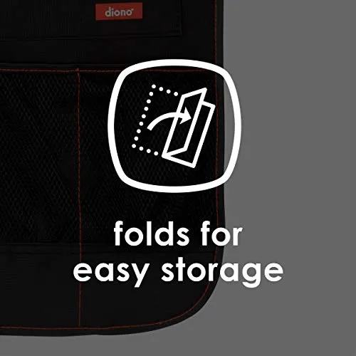 Diono Back Seat Organizer Stow 'n Go In the Car Accessories, Black