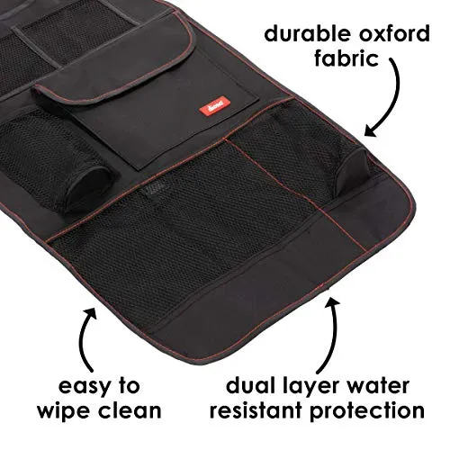 Diono Back Seat Organizer Stow 'n Go In the Car Accessories, Black
