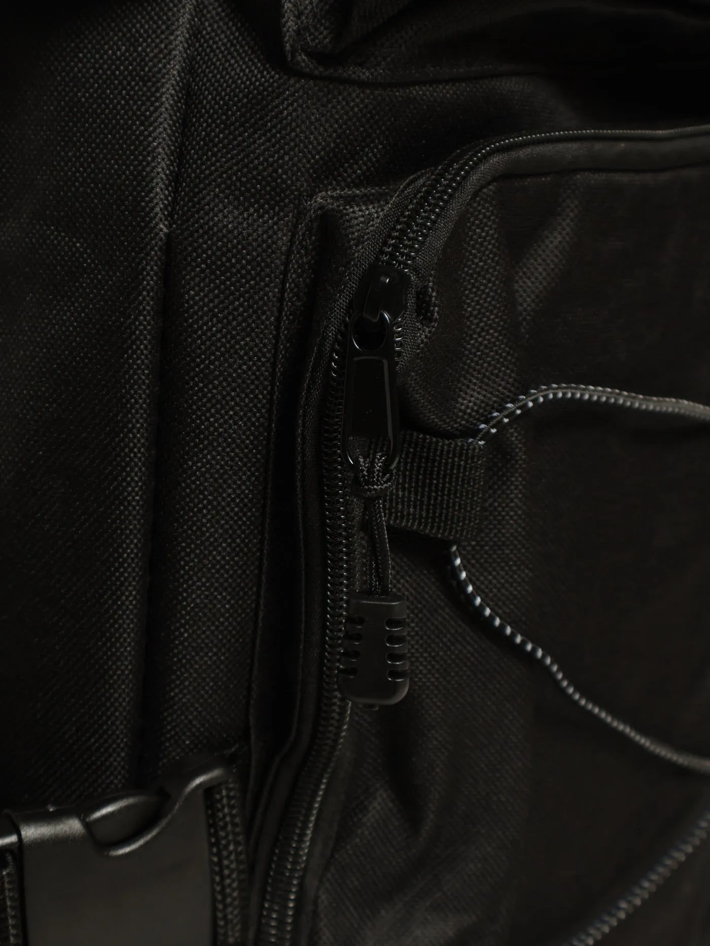 Double Zip Utility Backpack - Black