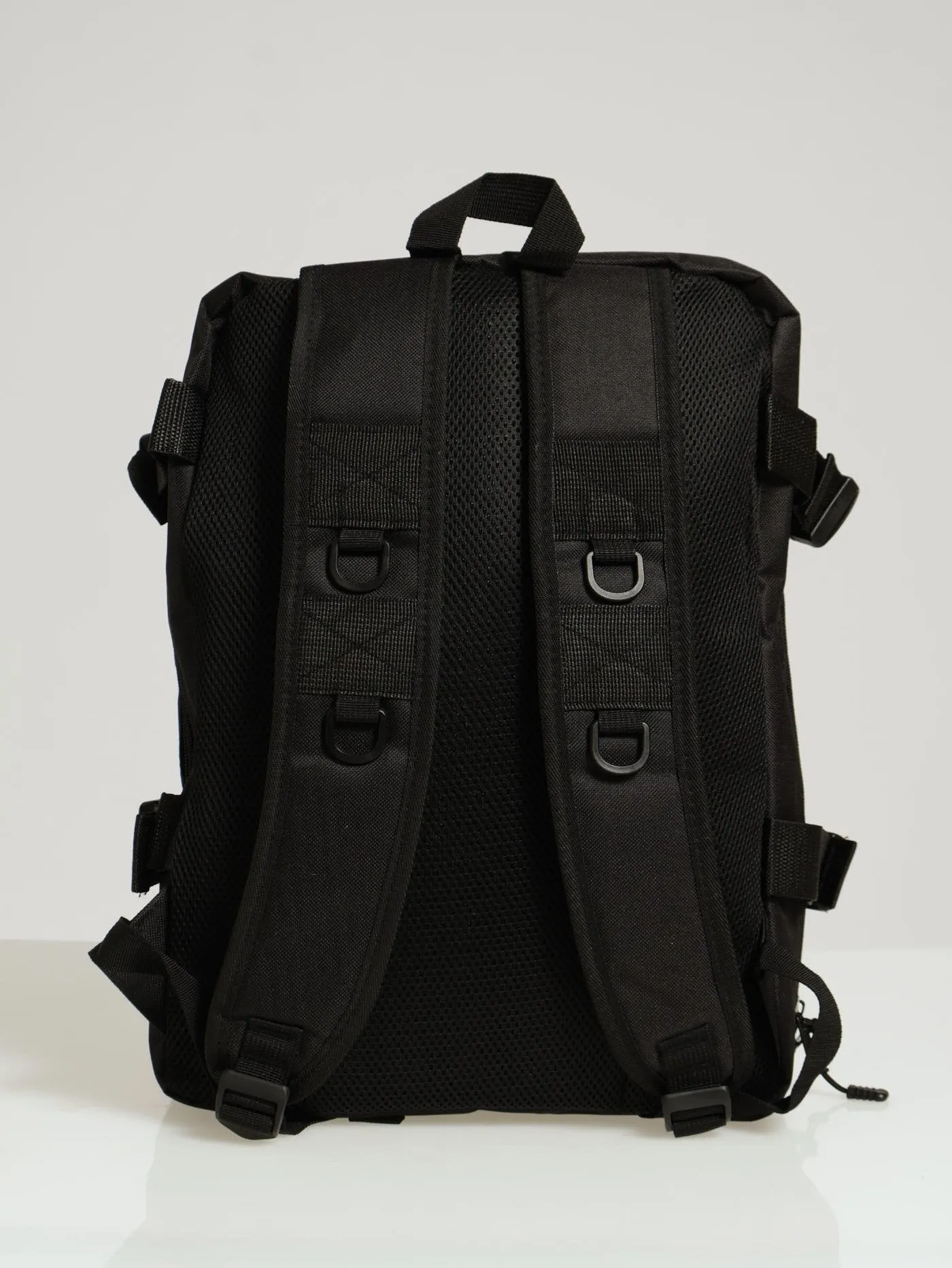 Double Zip Utility Backpack - Black