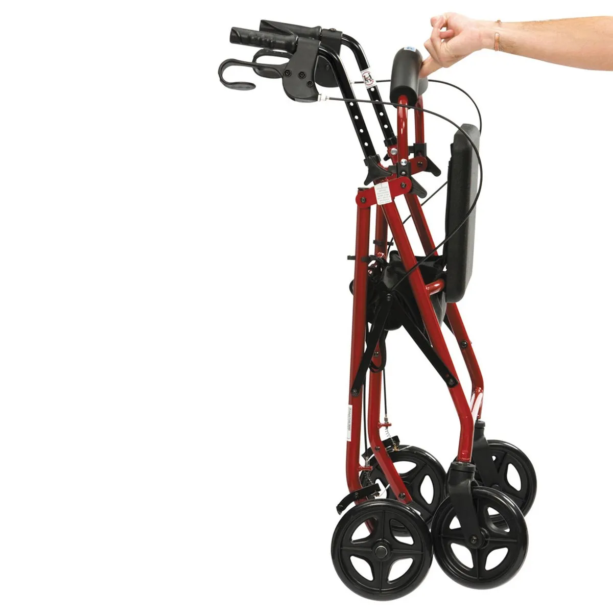 Drive R8 Lightweight Braked Aluminium Rollator With Seat & Storage