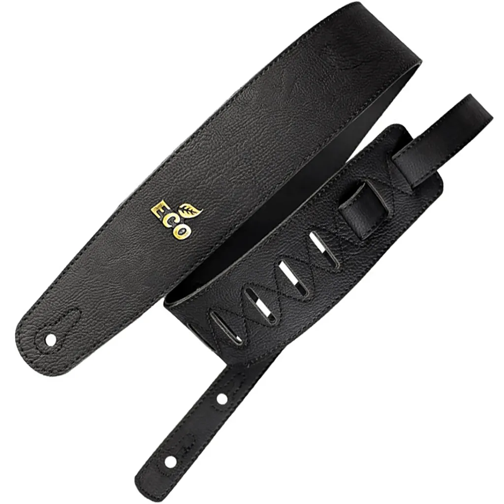 Ecostrap Vegan Premium Guitar Strap Black