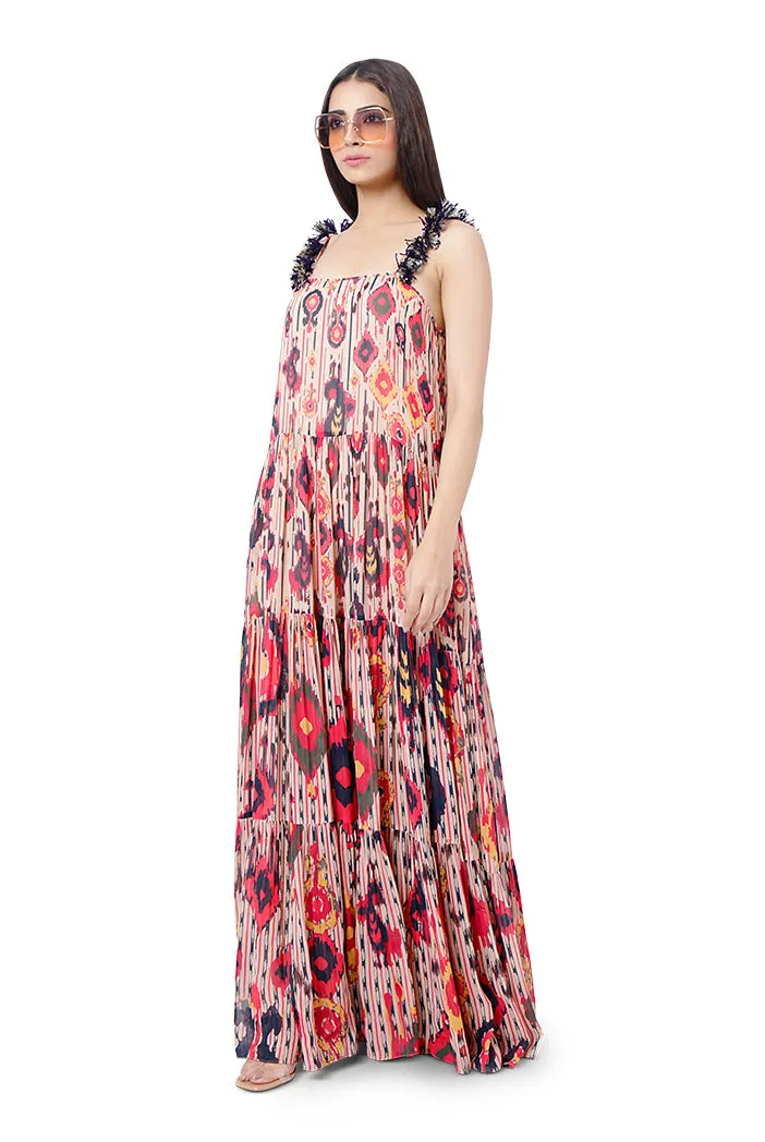 EMAN TIERED DRESS