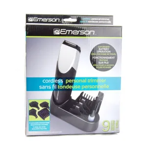 Emerson 9-pc Cordless Men's Personal Trimmer