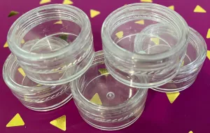 Empty Storage jars - clear