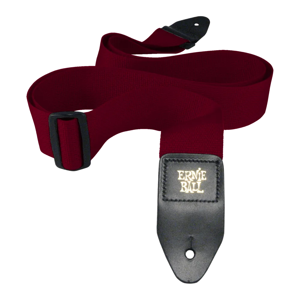 ERNIE BALL BURGUNDY POLYPRO GUITAR STRAP