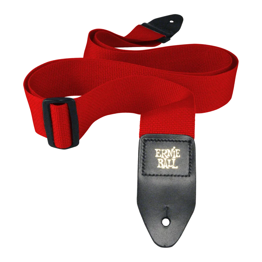 ERNIE BALL Red Polypro Guitar Strap Electric / Acoustic