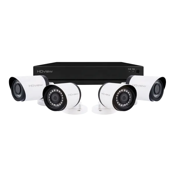 ESP SHDV4KB4W4TB HDview 4MP Super HD 4 Channel 4TB 4x White Bullet Camera Kit