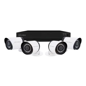 ESP SHDV4KB4W4TB HDview 4MP Super HD 4 Channel 4TB 4x White Bullet Camera Kit