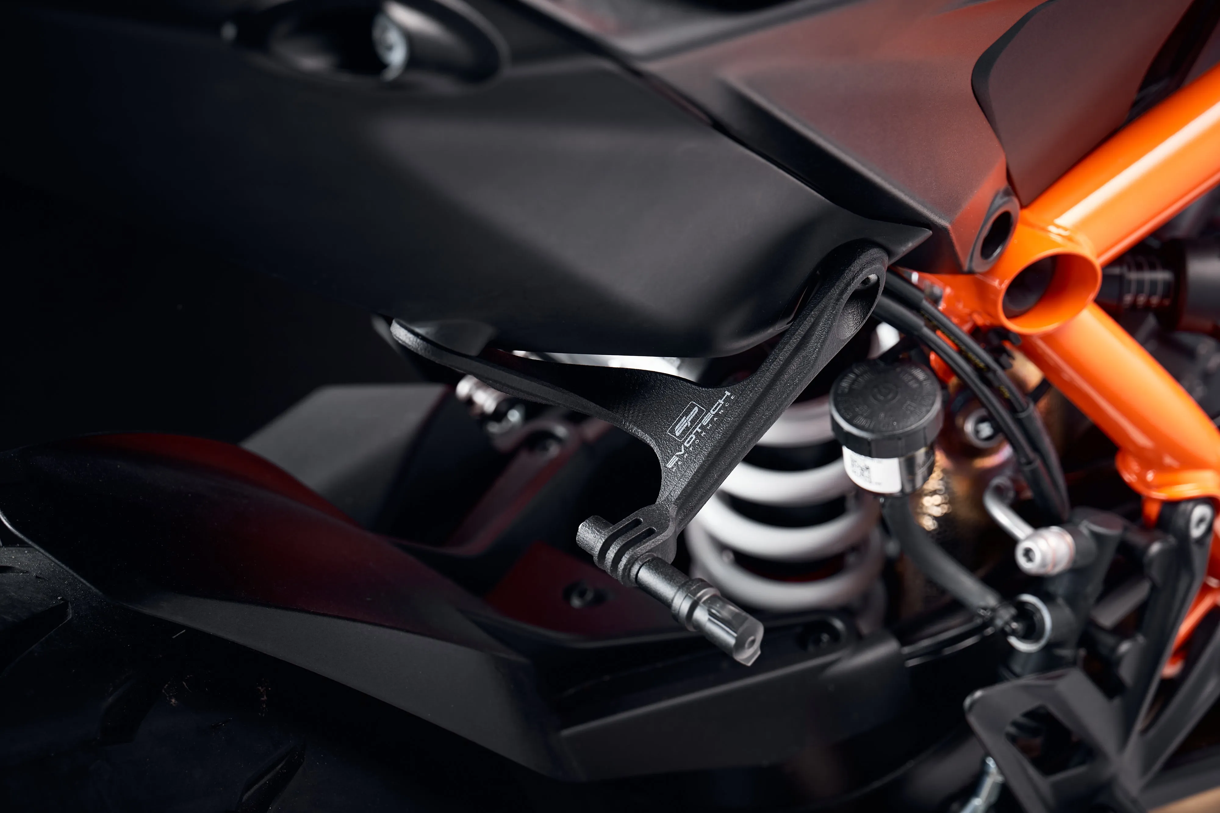 Evotech Footpeg Rear facing Action Camera Mount - KTM 1290 Super Duke R Evo (2022 ) (Right-hand Side)