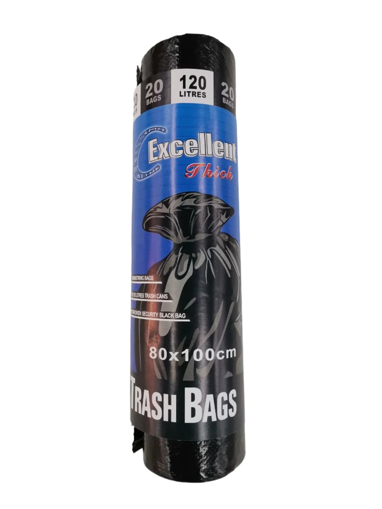 Excellent Trash Refuse Bags 80X100cm 20 Pack 0050