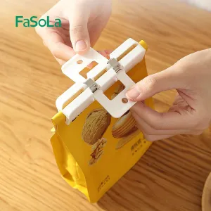 FaSoLa Small Sealing Clips - White, 6*3*2cm, 2-Pack