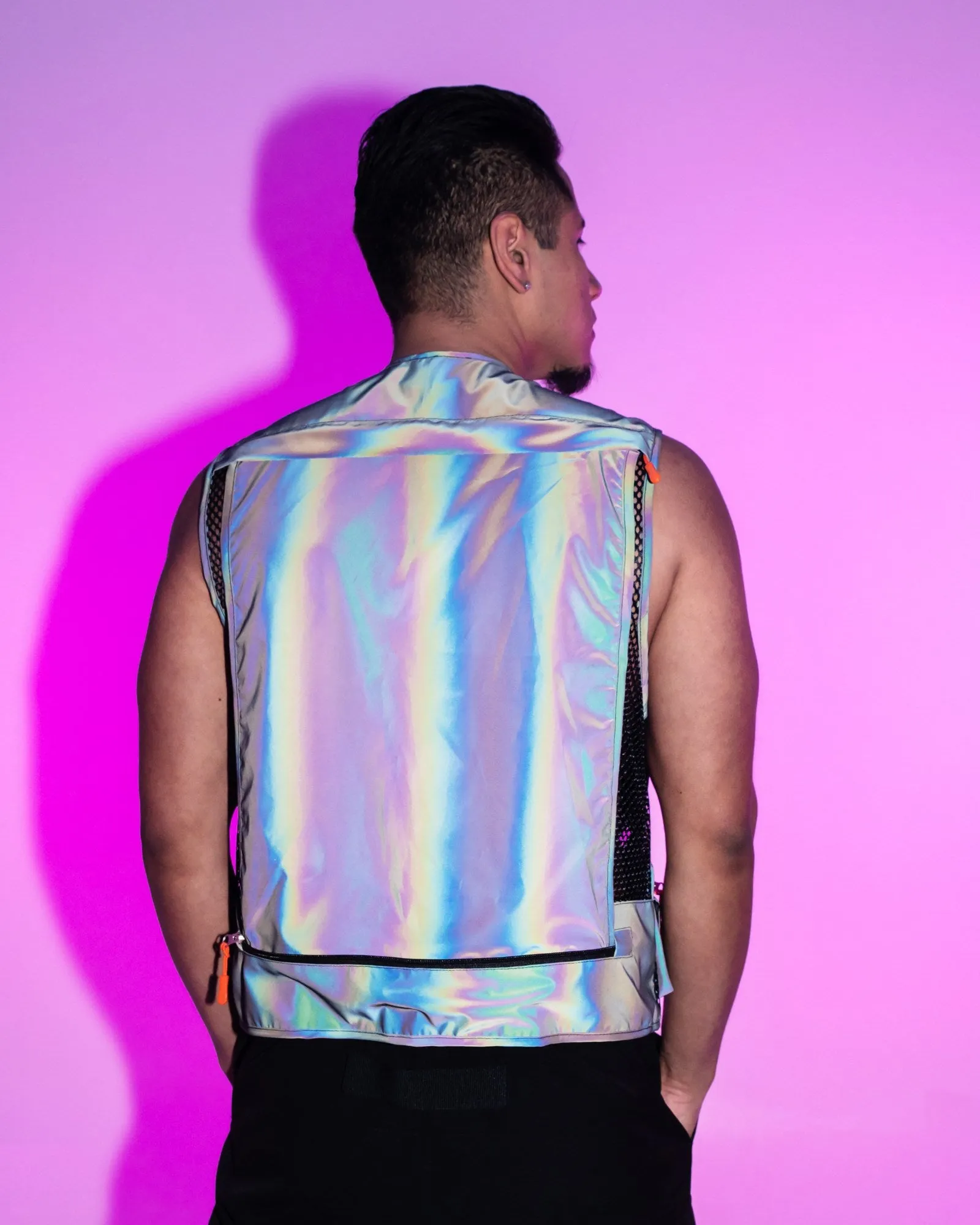 Flash Reflective Utility Vest