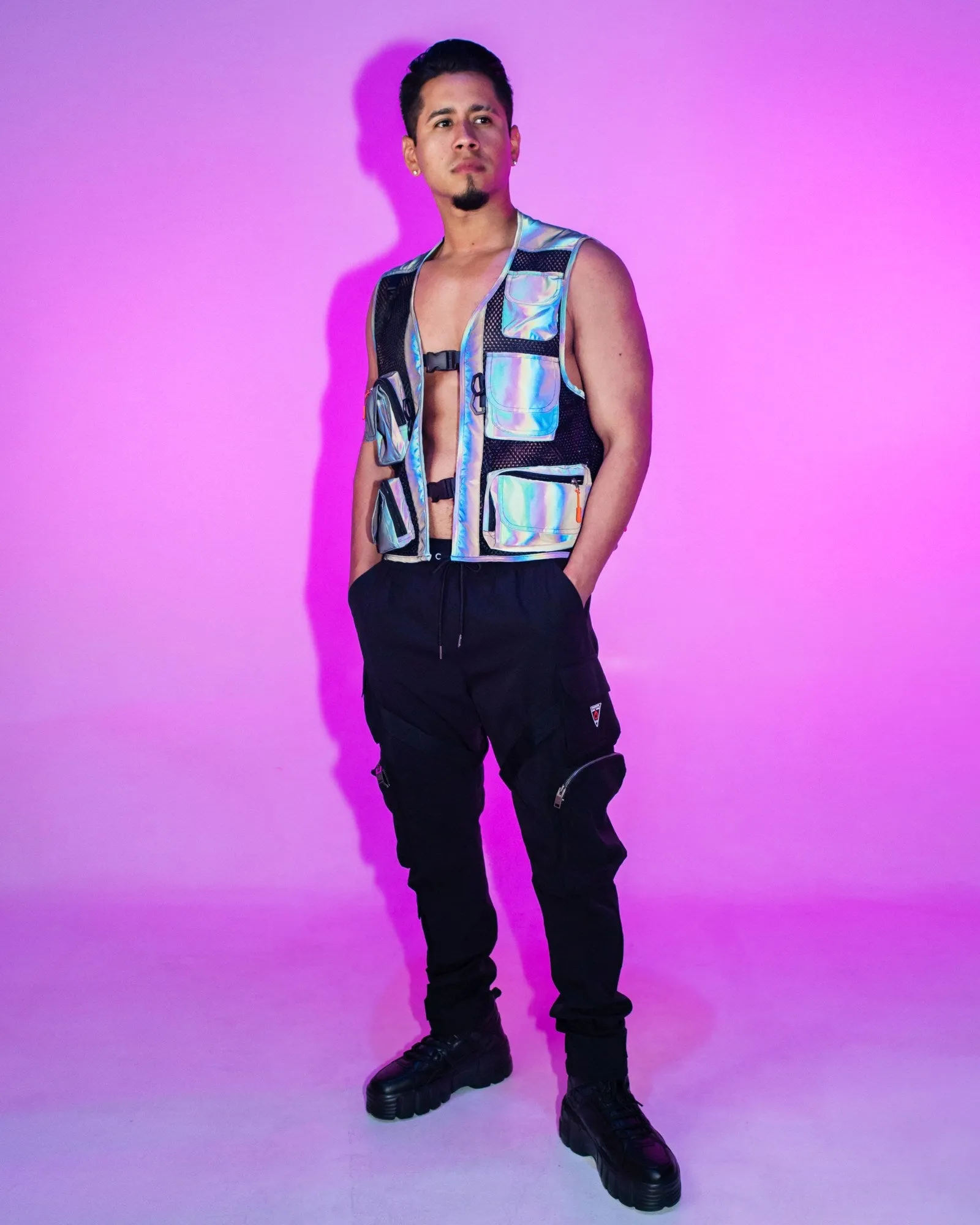 Flash Reflective Utility Vest
