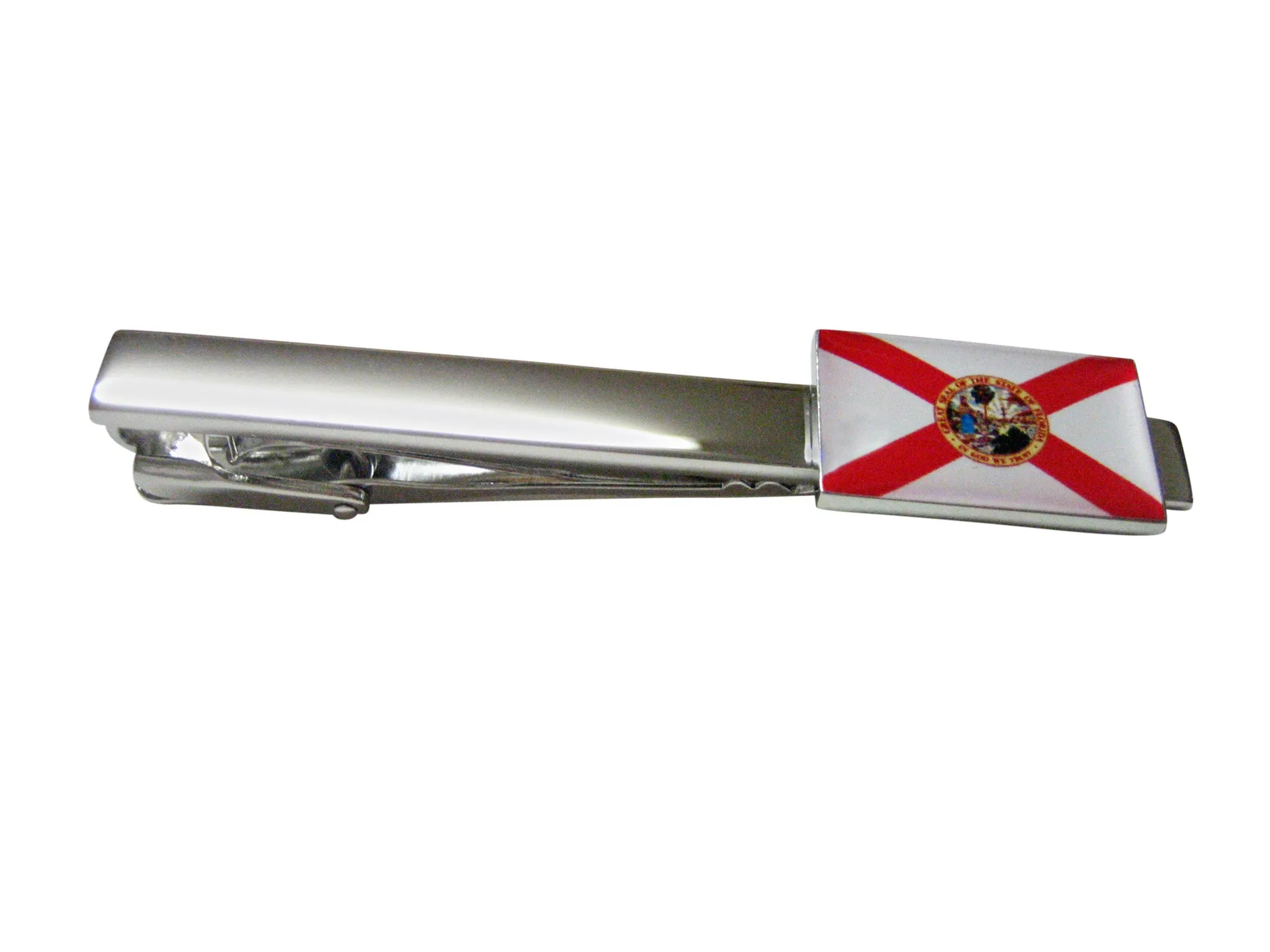 Florida State Flag Square Tie Clip