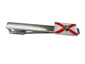 Florida State Flag Square Tie Clip