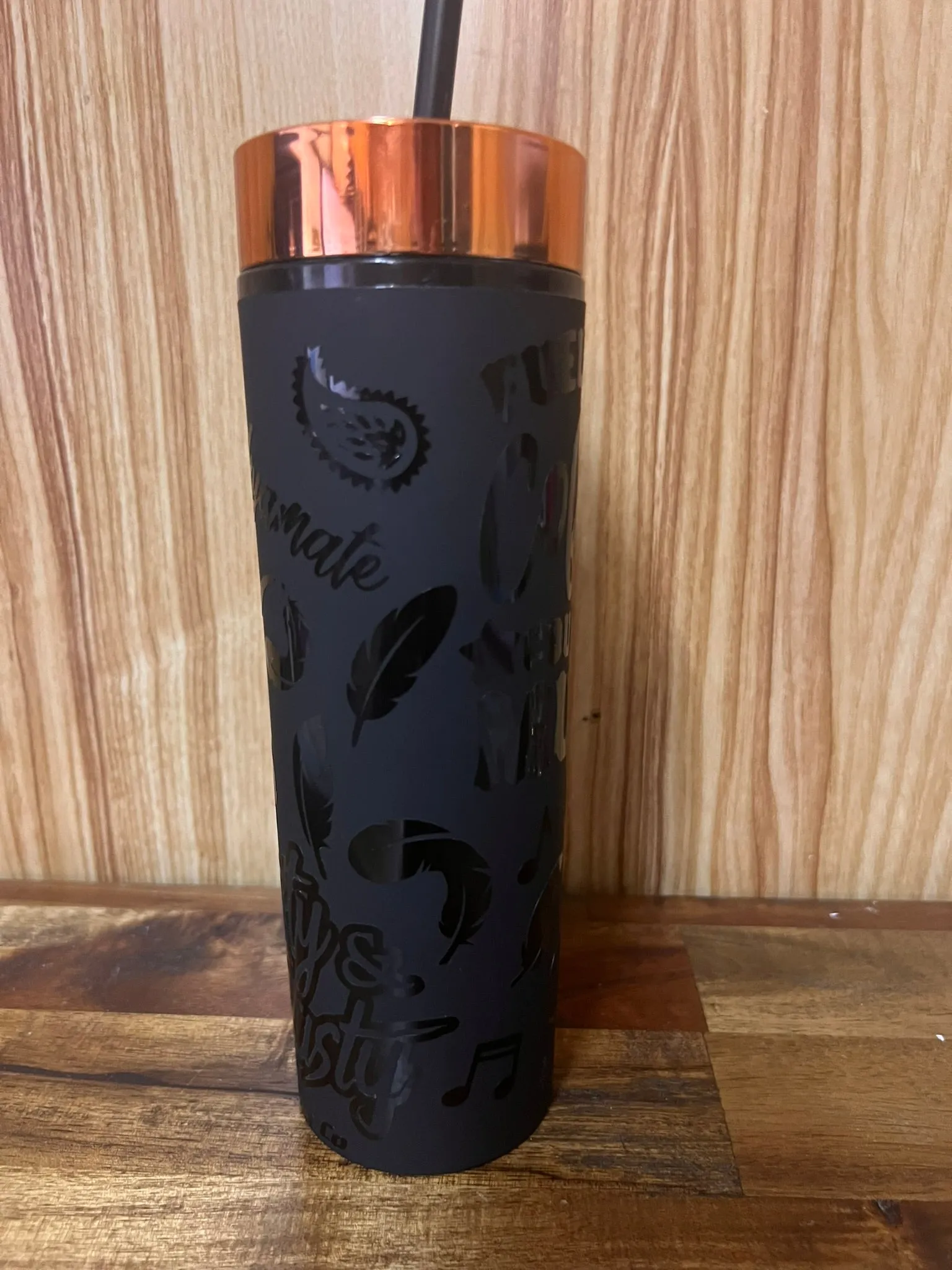 Fueled by Country Music Raven Travel Cup