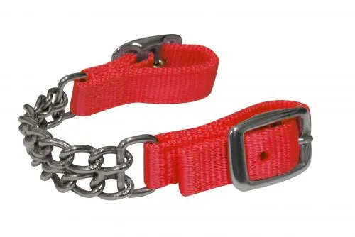 Fully adjustable end double chain nylon curb chain.