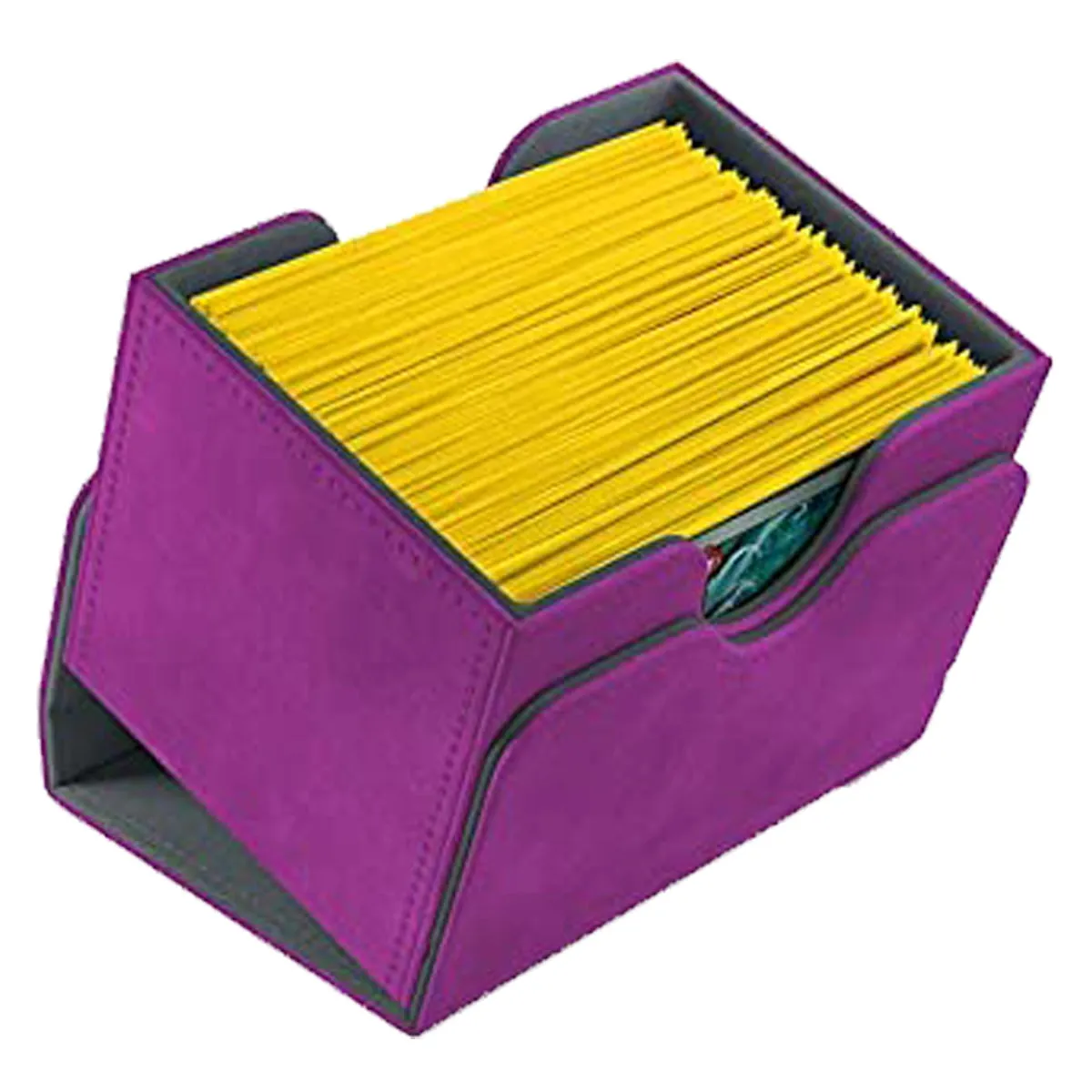 Gamegenic Sidekick 100  Convertible Purple Deck Box