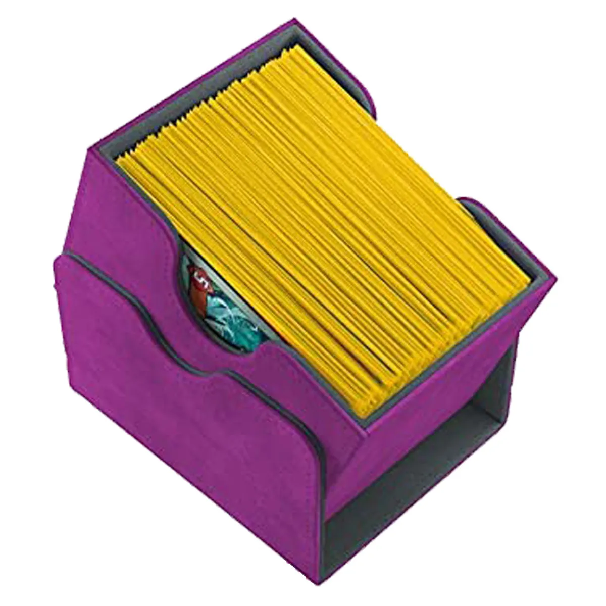 Gamegenic Sidekick 100  Convertible Purple Deck Box