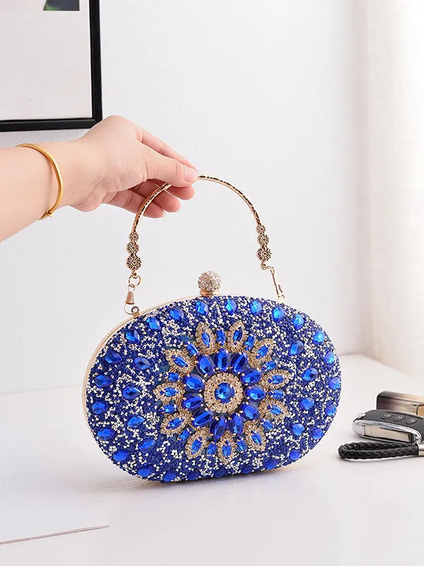 Geometric Shiny Split-Joint Bags Bags Accessories Handbags