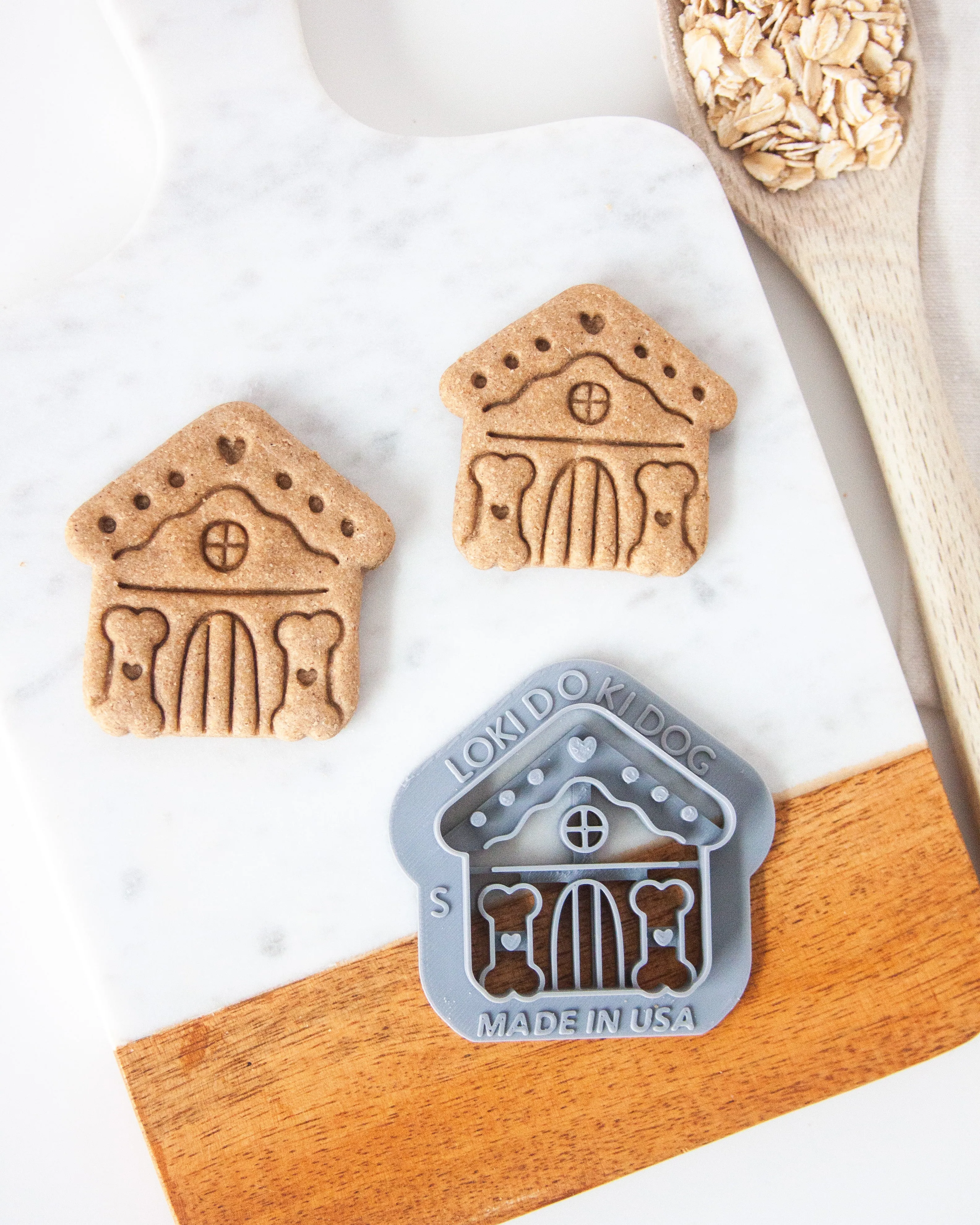Gingerbread Doghouse Shape Cookie Cutter