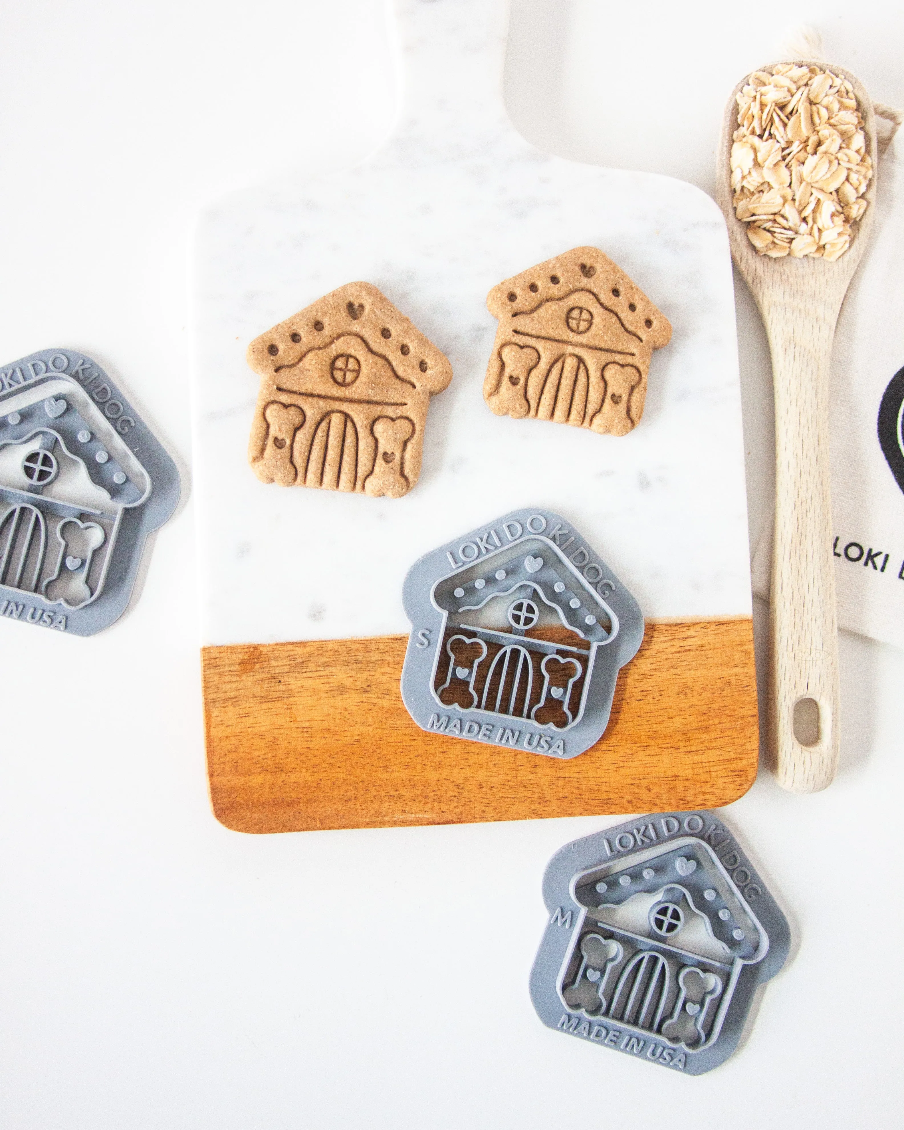 Gingerbread Doghouse Shape Cookie Cutter