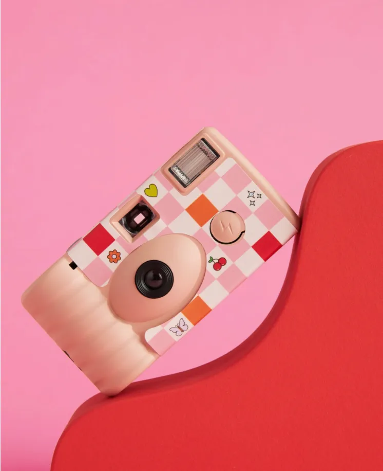 Girlypop Pink Disposable Camera